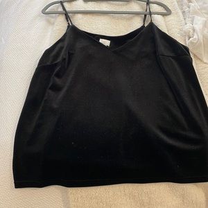 Black felt top